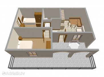 Apartment A-151-a - Apartments Račišće (Korčula) - 151