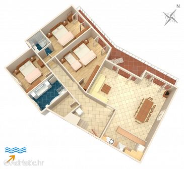 Apartment A-174-e - Apartments Tri Žala (Korčula) - 174