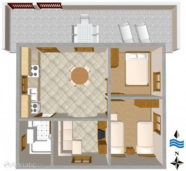 Apartment A-2090-a - Apartments Nečujam (Šolta) - 2090