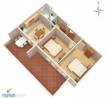 Apartment A-211-a - Apartments Novalja (Pag) - 211