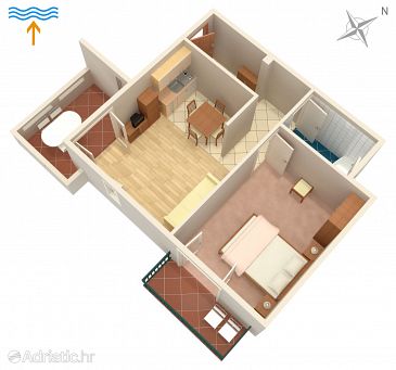 Apartment A-213-c - Apartments Novalja (Pag) - 213