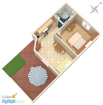 Apartment A-2177-f - Apartments Orašac (Dubrovnik) - 2177