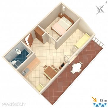 Apartment A-2178-a - Apartments and Rooms Slano (Dubrovnik) - 2178