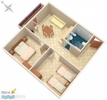 Apartment A-2201-c - Apartments Valbandon (Fažana) - 2201