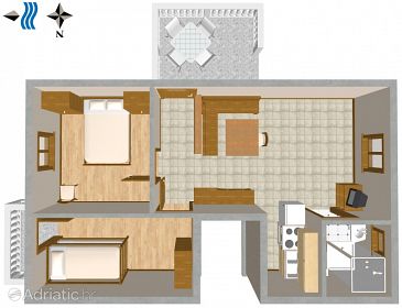 Apartment A-2277-b - Apartments Valbandon (Fažana) - 2277