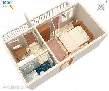 Studio flat AS-2296-b - Apartments and Rooms Fažana (Fažana) - 2296