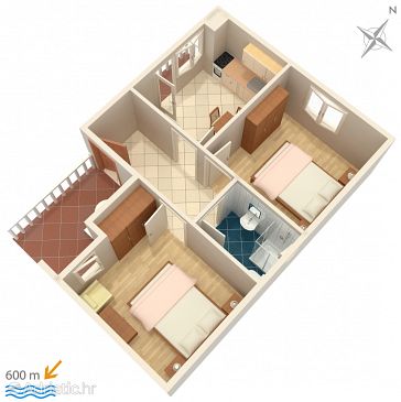 Apartment A-231-b - Apartments Povljana (Pag) - 231