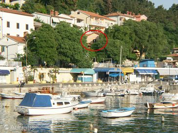 Objekt Rabac, Labin, Objekt 2330 - Ubytování blizu mora s oblázkovou pláží.