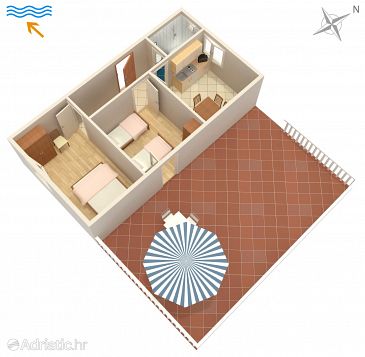 Apartment A-235-b - Apartments Stara Novalja (Pag) - 235
