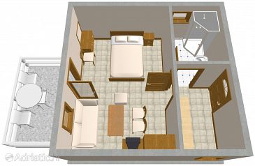 Plan Lovran, Plan u smještaju tipa apartment, WIFI.