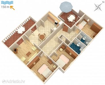 Apartment A-2358-a - Apartments Duga Luka (Prtlog) (Labin) - 2358