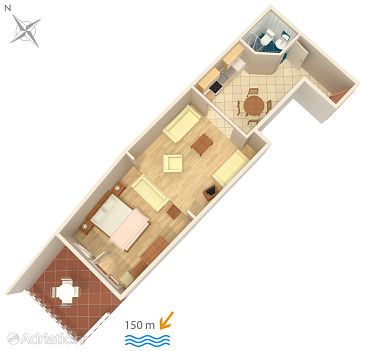 Studio flat AS-2387-a - Apartments Dramalj (Crikvenica) - 2387