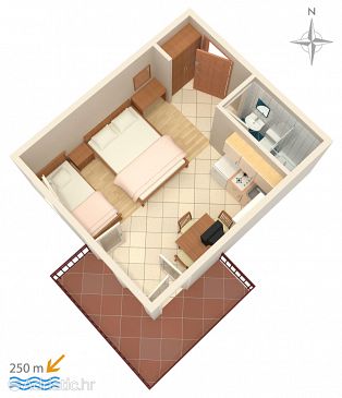 Studio flat AS-2389-e - Apartments and Rooms Crikvenica (Crikvenica) - 2389