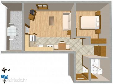 Apartment A-2505-b - Apartments Mali Lošinj (Lošinj) - 2505