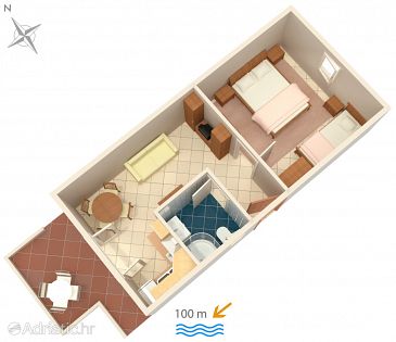 Apartment A-2509-b - Apartments Artatore (Lošinj) - 2509