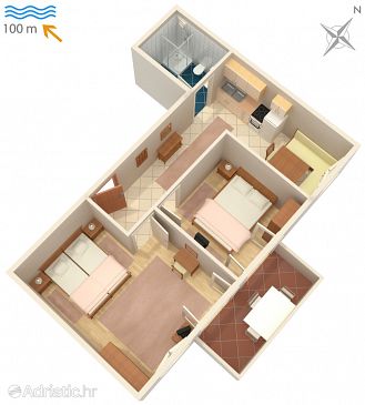 Apartment A-2509-d - Apartments Artatore (Lošinj) - 2509
