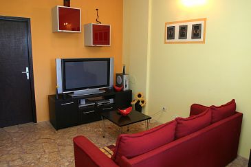 Living room Slatine, Living room u smještaju tipa apartment, dostupna klima i WIFI.