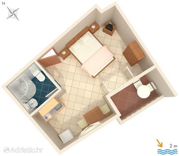 Studio flat AS-2625-a - Apartments Zaostrog (Makarska) - 2625