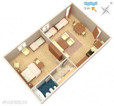 Apartment A-2647-a - Apartments Podaca (Makarska) - 2647