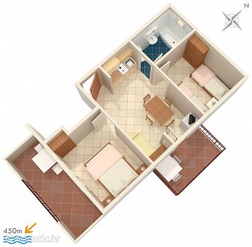 Apartment A-266-b - Apartments Orebić (Pelješac) - 266