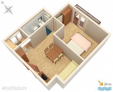 Apartment A-2670-d - Apartments Drašnice (Makarska) - 2670