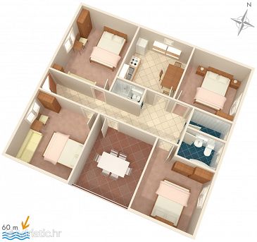 Apartment A-268-a - Apartments Orebić (Pelješac) - 268