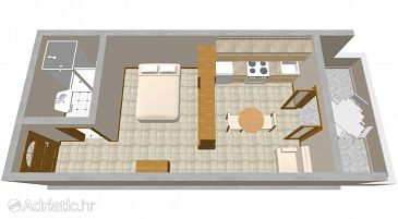 Studio flat AS-271-a - Apartments Orebić (Pelješac) - 271