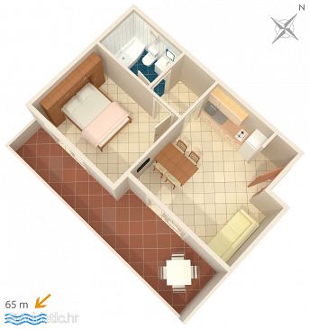 Apartment A-2714-d - Apartments Podgora (Makarska) - 2714