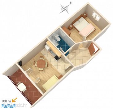 Apartment A-2742-c - Apartments Pisak (Omiš) - 2742