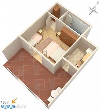 Apartment A-2786-b - Apartments Omiš (Omiš) - 2786