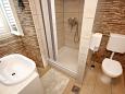 Bathroom Orebić, Bathroom u smještaju tipa room, WIFI.