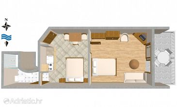 Apartment A-2797-d - Apartments Stanići (Omiš) - 2797