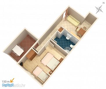 Apartment A-2812-b - Apartments Duće (Omiš) - 2812