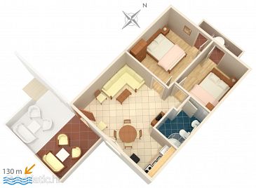 Apartment A-2895-c - Apartments Rogoznica (Rogoznica) - 2895