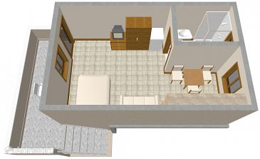 Studio flat AS-290-b - Apartments Nin (Zadar) - 290