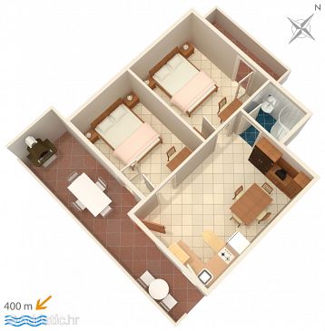 Apartment A-294-c - Apartments Vir - Torovi (Vir) - 294