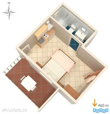 Studio flat AS-2995-c - Apartments Vodice (Vodice) - 2995