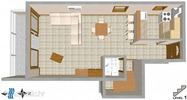 Apartment A-3001-b - Apartments Split (Split) - 3001