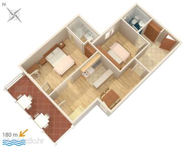 Apartment A-3075-e - Apartments Potočnica (Pag) - 3075