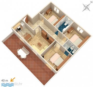 Apartment A-310-e - Apartments Igrane (Makarska) - 310