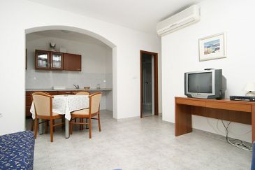 Living room Pučišća, Living room u smještaju tipa apartment.