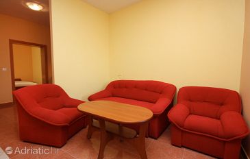 Living room Rogoznica, Living room u smještaju tipa apartment, dopusteni kucni ljubimci i WIFI.