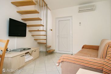 Living room Baška, Living room u smještaju tipa apartment, dostupna klima i dopusteni kucni ljubimci.