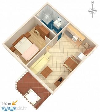 Apartment A-3210-e - Apartments Palit (Rab) - 3210