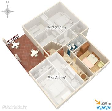 Apartment A-3231-b - Apartments and Rooms Krk (Krk) - 3231
