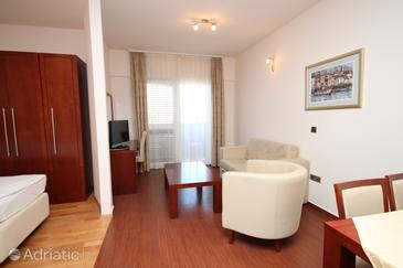 Living room Makarska, Living room u smještaju tipa studio-apartment, WIFI.