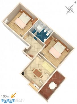 Apartment A-3349-b - Apartments Novigrad (Novigrad) - 3349
