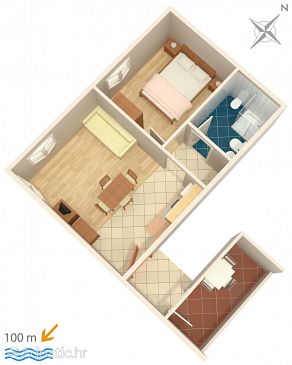 Apartment A-3349-c - Apartments Novigrad (Novigrad) - 3349