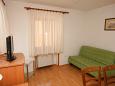 Obývací pokoj Novigrad, Obývací pokoj u smještaju tipa apartment, dostupna klima i WIFI.