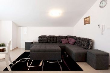 Living room Novalja, Living room u smještaju tipa apartment, dopusteni kucni ljubimci i WIFI.